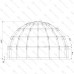 Купольный каркас - 50 кв.м. - D8